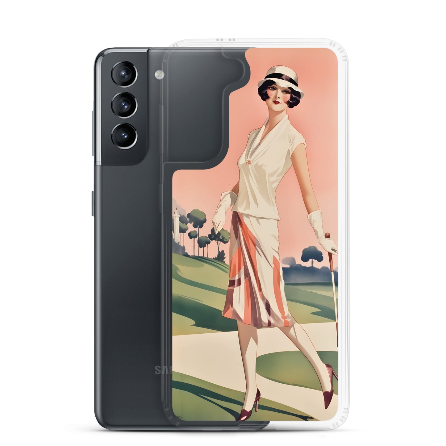 Samsung Case - Vintage Adverts - Golfing Woman