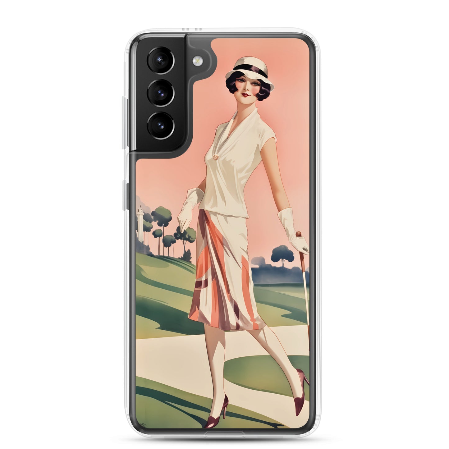 Samsung Case - Vintage Adverts - Golfing Woman