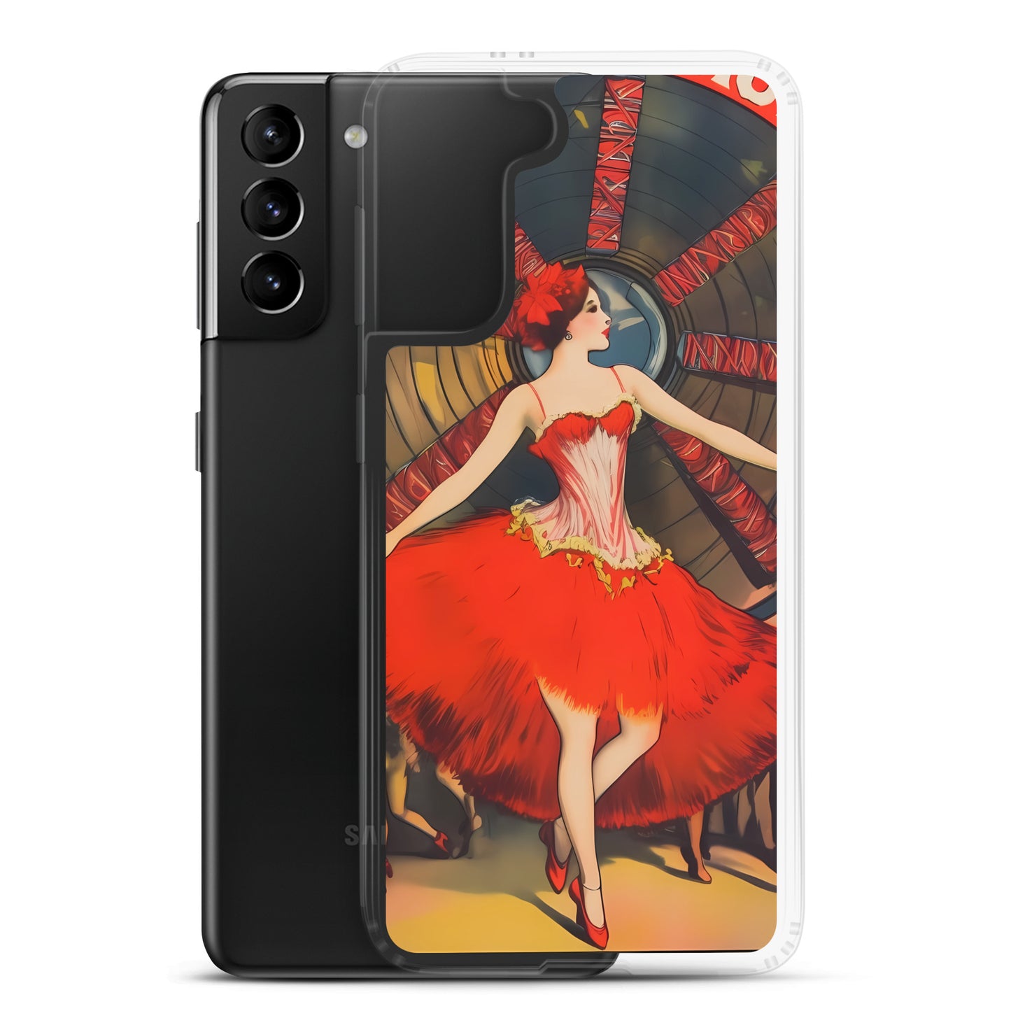 Samsung Case - Vintage Adverts - Moulin Rouge Dancer