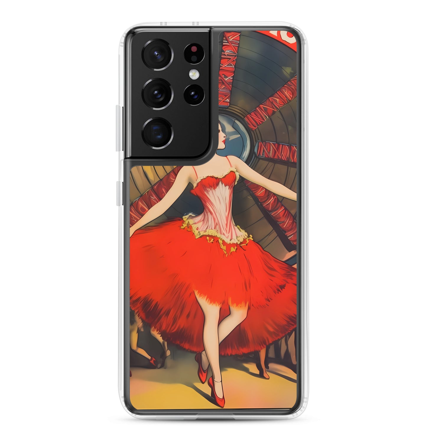 Samsung Case - Vintage Adverts - Moulin Rouge Dancer