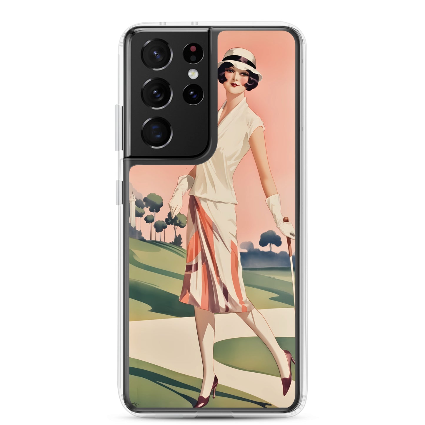 Samsung Case - Vintage Adverts - Golfing Woman