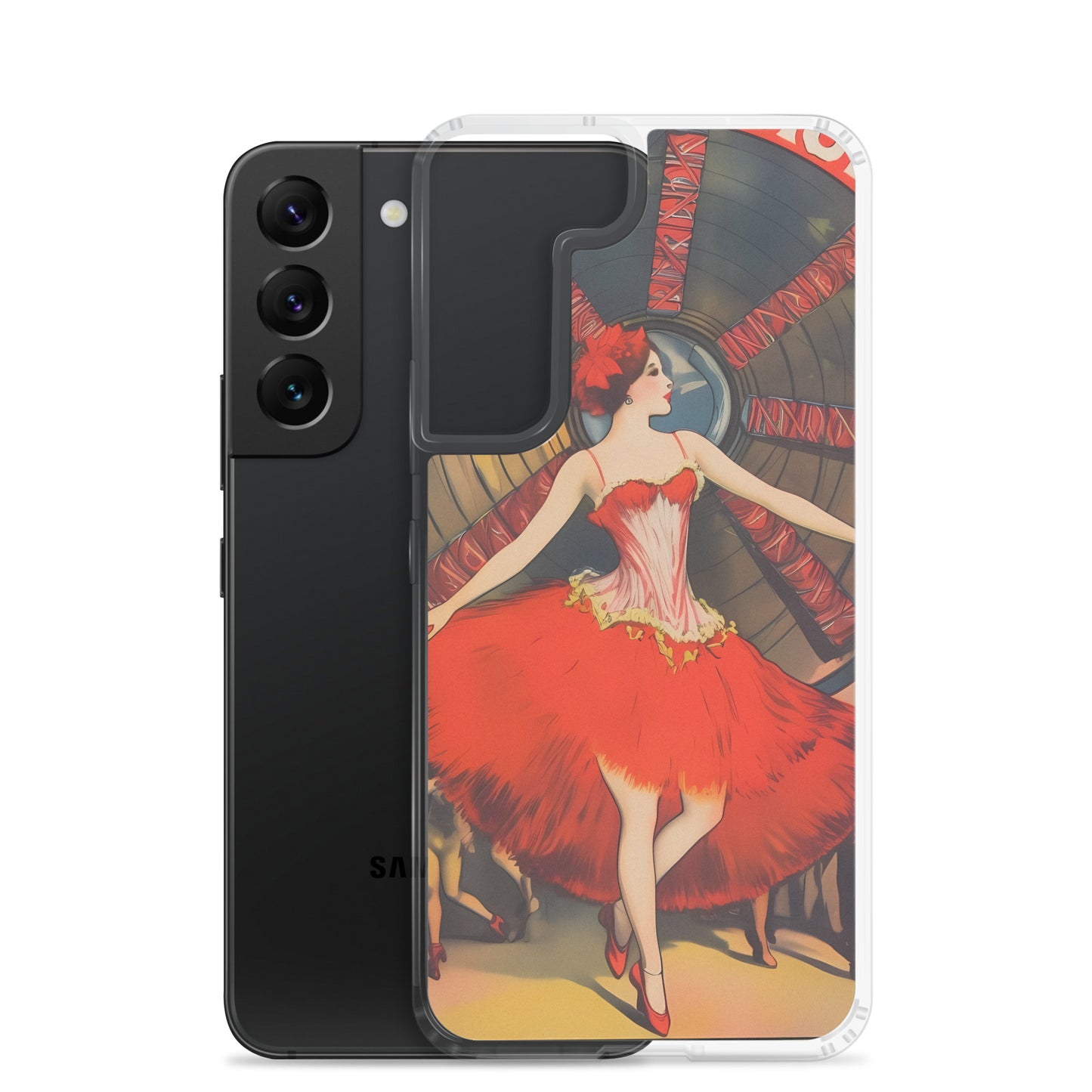 Samsung Case - Vintage Adverts - Moulin Rouge Dancer