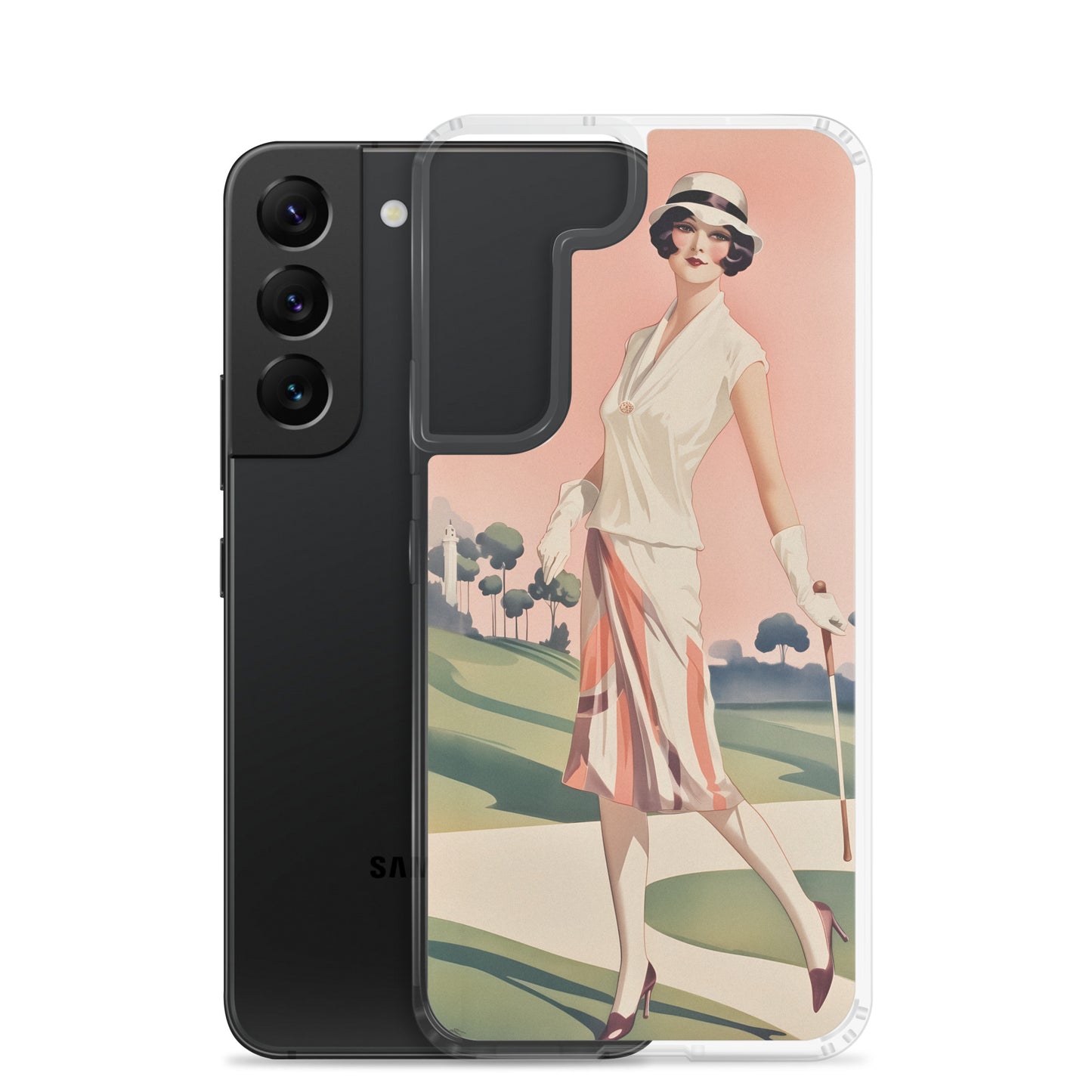 Samsung Case - Vintage Adverts - Golfing Woman