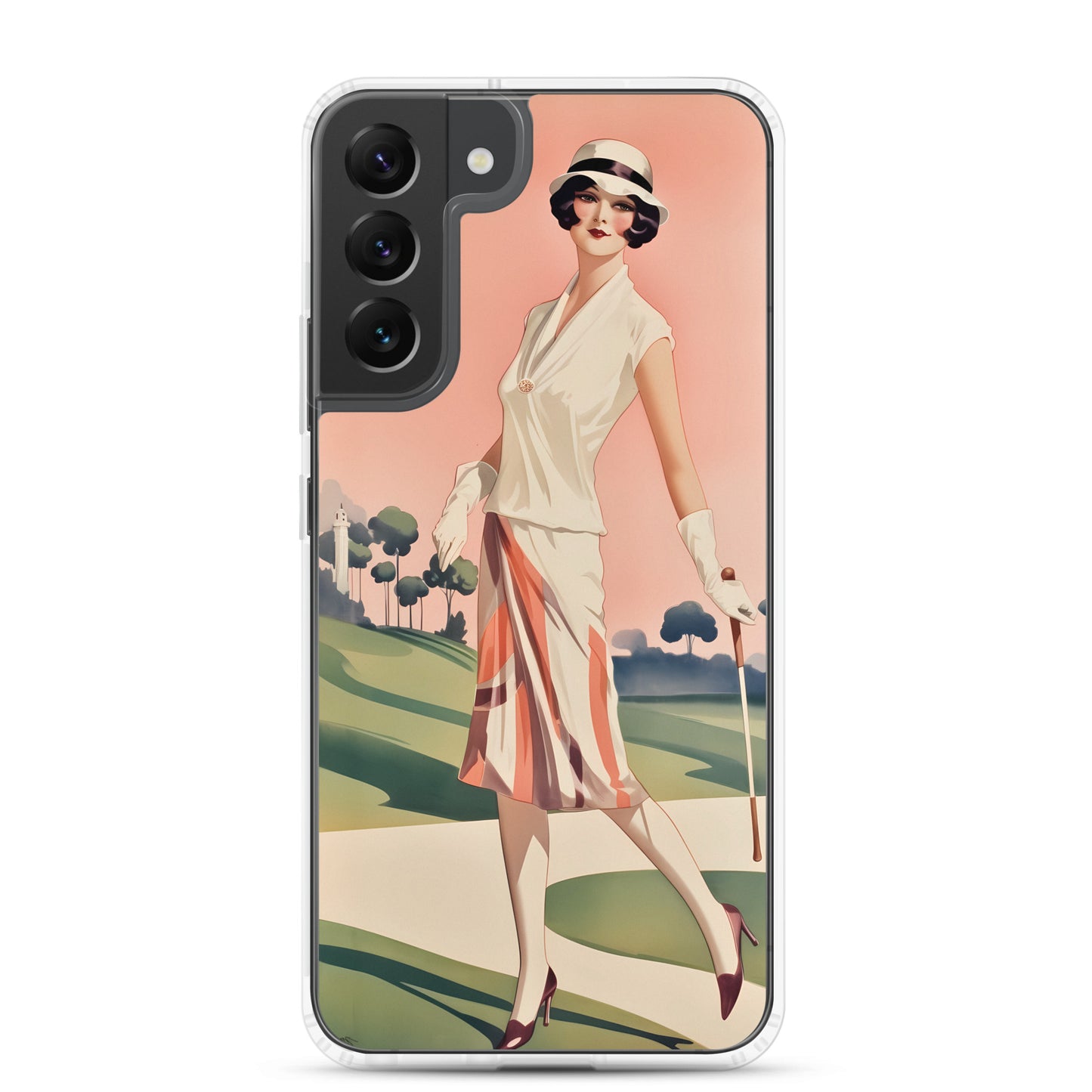 Samsung Case - Vintage Adverts - Golfing Woman