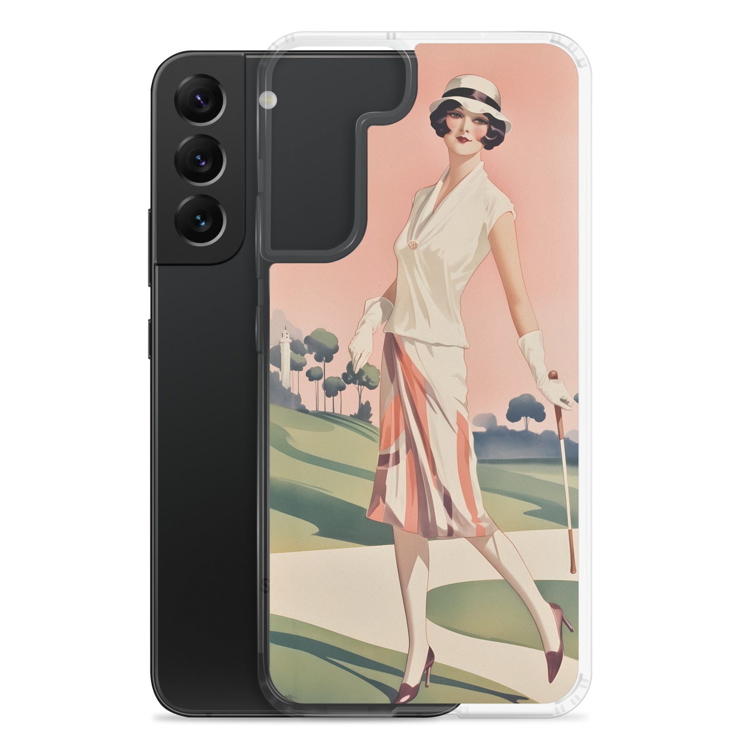 Samsung Case - Vintage Adverts - Golfing Woman
