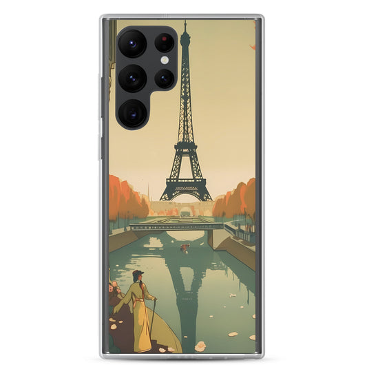 Samsung Case - Vintage Adverts - Eiffel Tower
