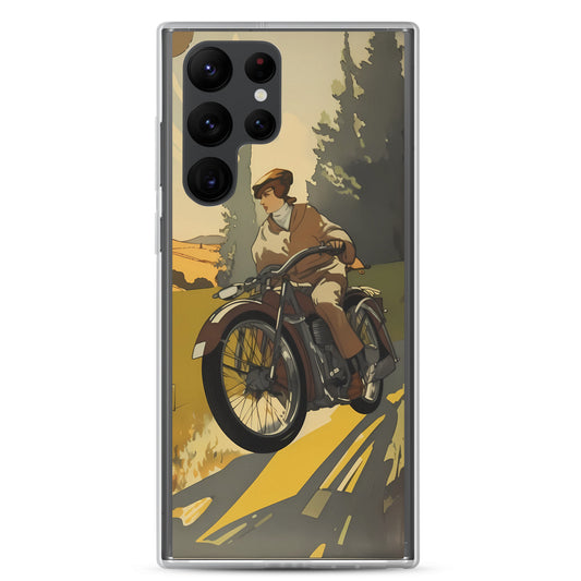 Samsung Case - Vintage Adverts - Countryside Motorcycle