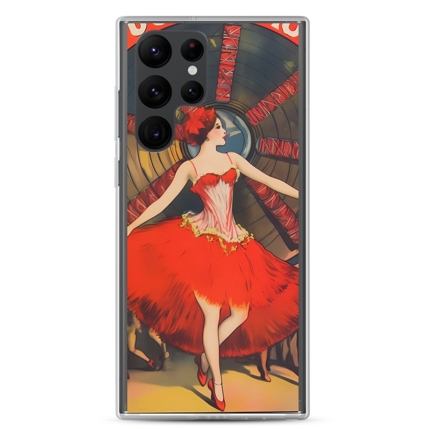 Samsung Case - Vintage Adverts - Moulin Rouge Dancer