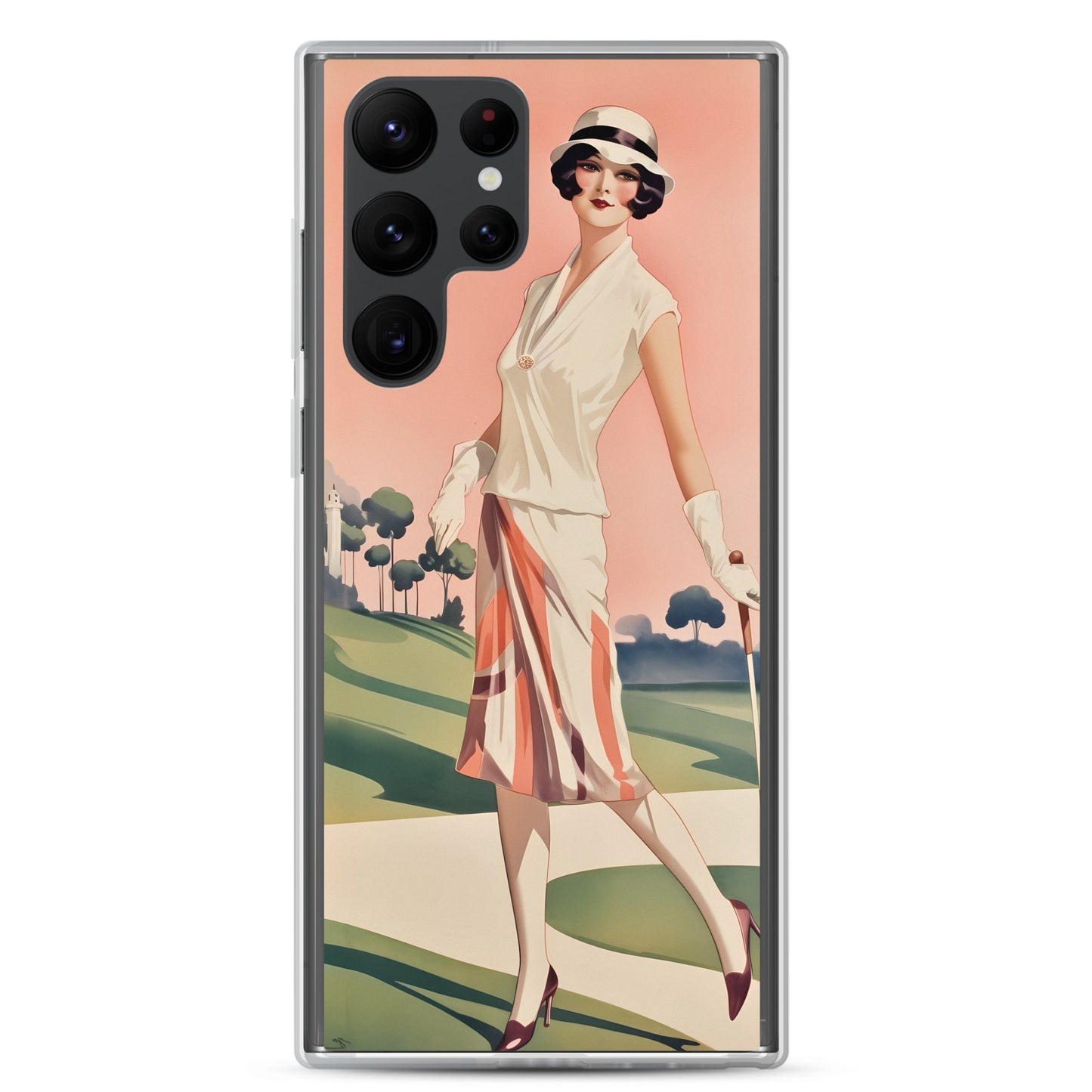 Samsung Case - Vintage Adverts - Golfing Woman