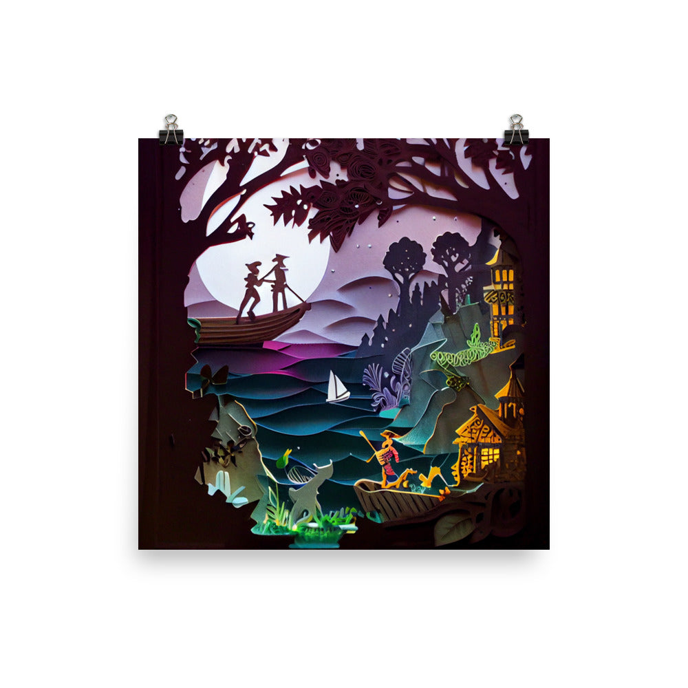 Enhanced Matte Paper Poster - Neverland Paper Art
