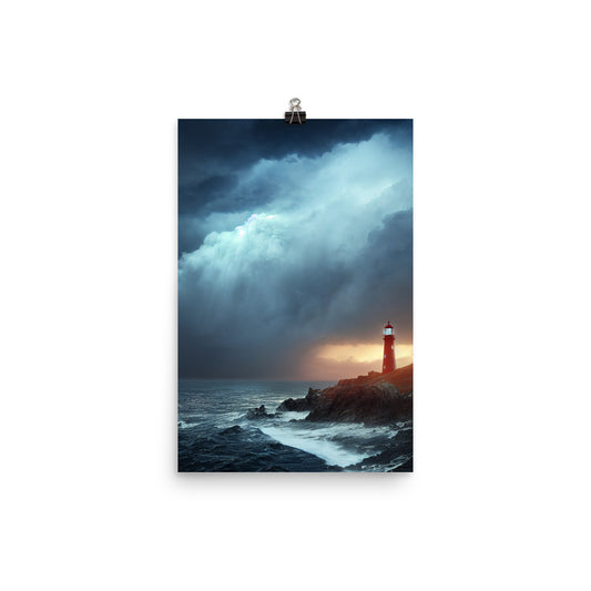 Enhanced Matte Poster - Lighthouse