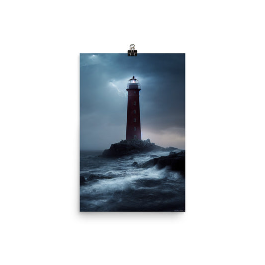 Enhanced Matte Poster - Lighthouse