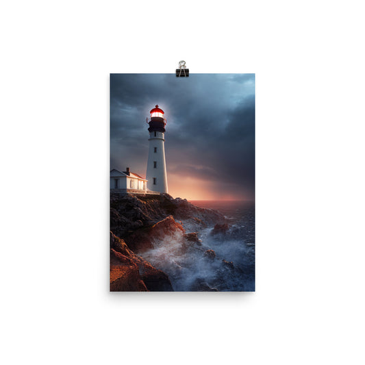 Enhanced Matte Poster - Lighthouse