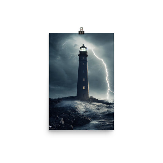 Enhanced Matte Poster - Lighthouse