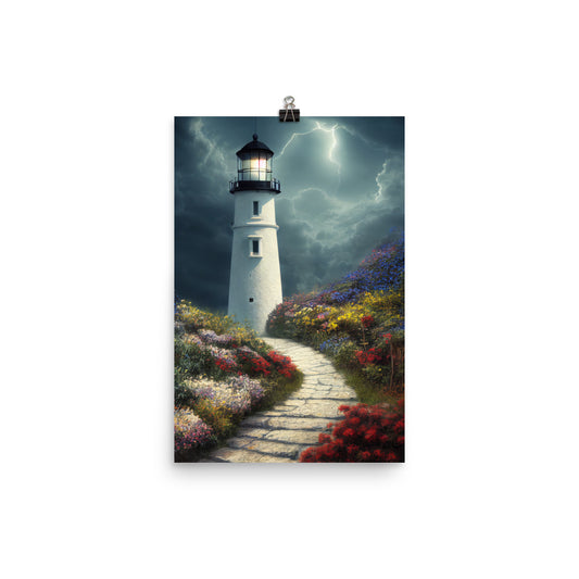 Enhanced Matte Poster - Lighthouse