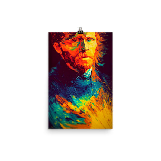 Enhanced Matte Poster - Paint Splash Van Gogh
