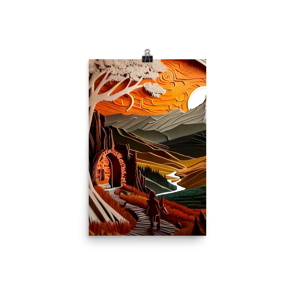 Enhanced Matte Paper Poster - Fantasy Paper Art