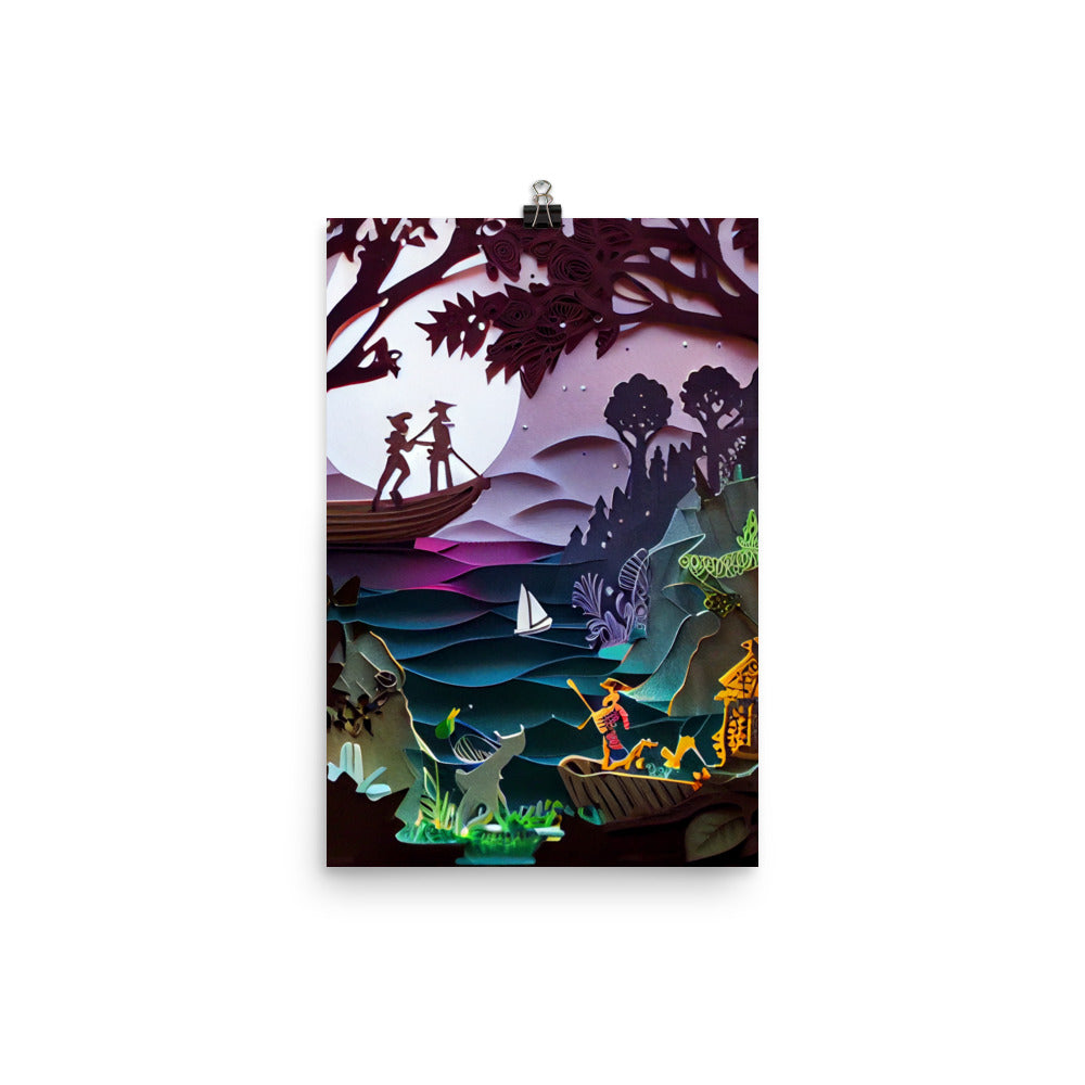 Enhanced Matte Paper Poster - Neverland Paper Art