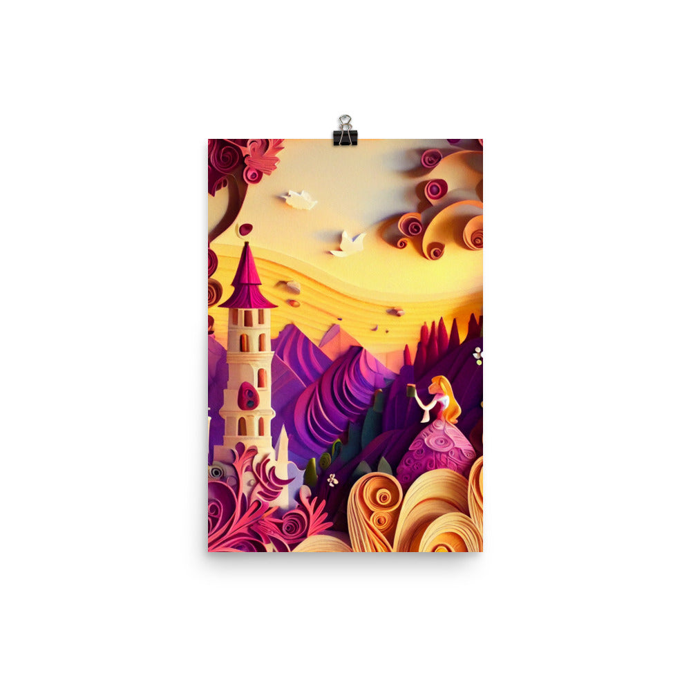 Enhanced Matte Paper Poster - Paper Art