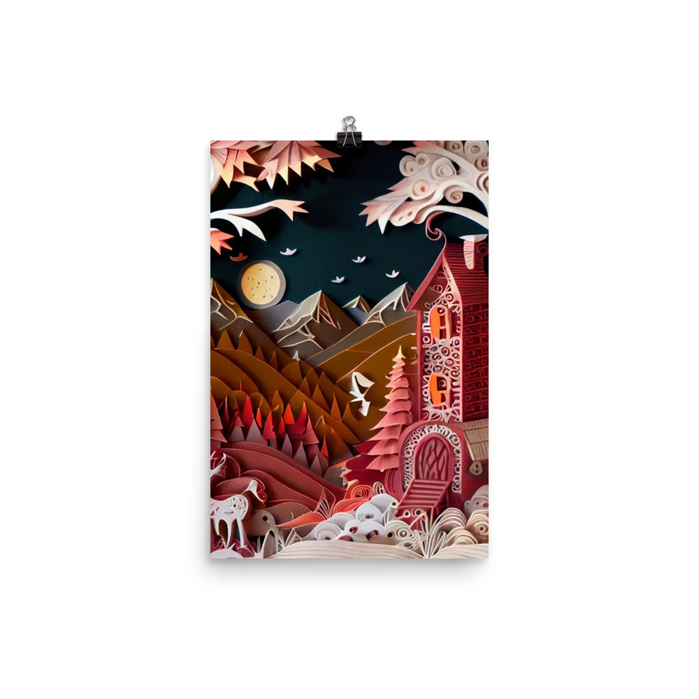 Enhanced Matte Paper Poster - Paper Art