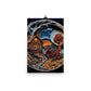 Enhanced Matte Paper Poster - Fairy Tale Scene in Paper Art