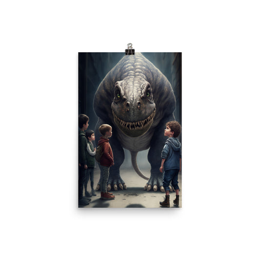 Enhanced Matte Paper Poster - Bring Your Dino to School