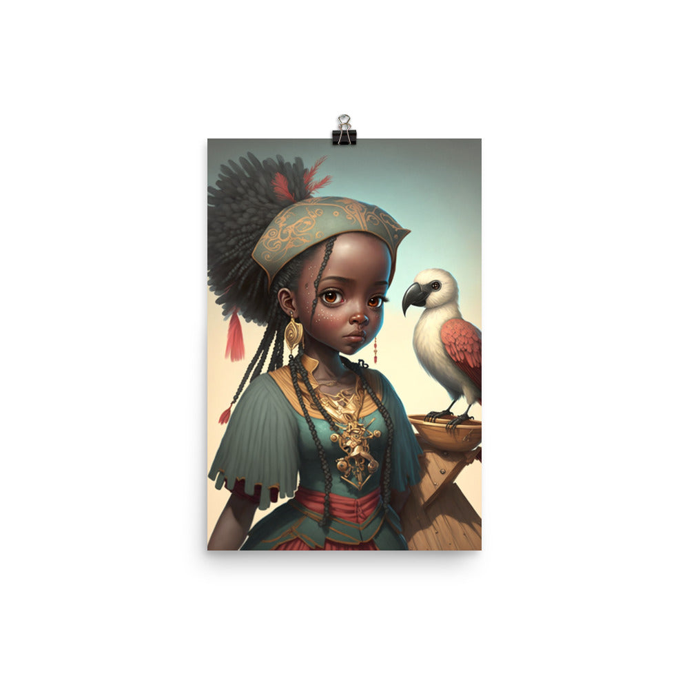 Enhanced Matte Paper Poster - Pirate Girl