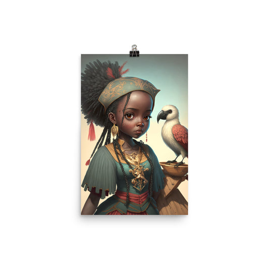 Enhanced Matte Paper Poster - Pirate Girl