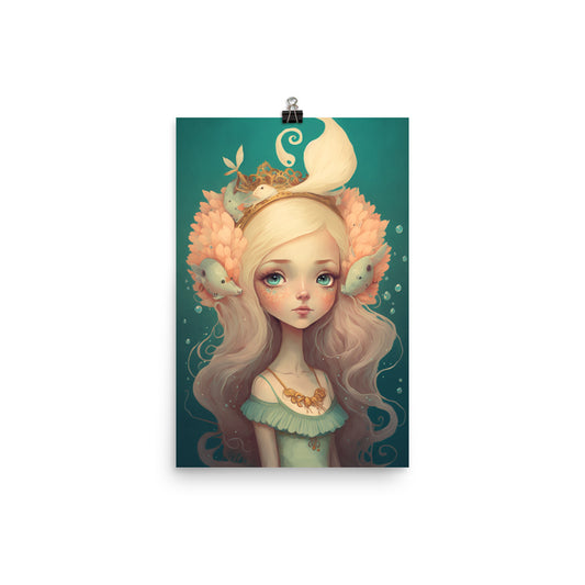 Enhanced Matte Paper Poster - Mermaid