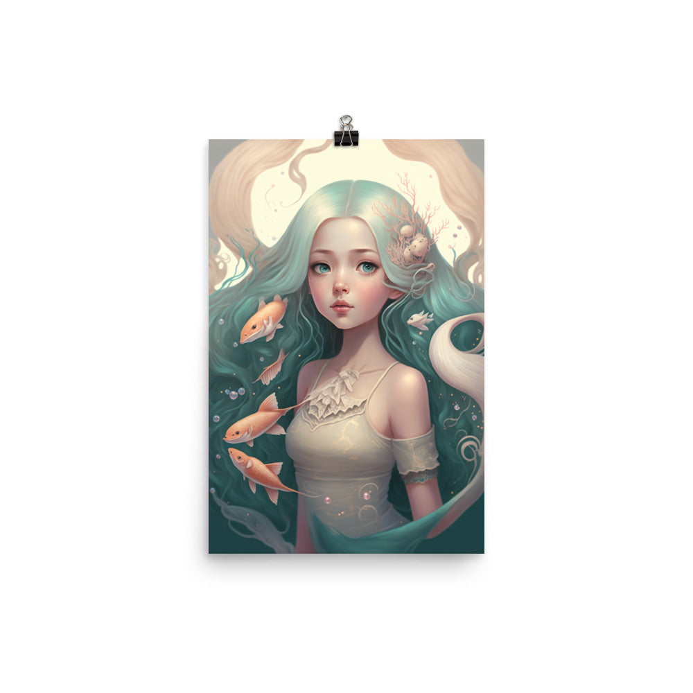 Enhanced Matte Paper Poster - Mermaid