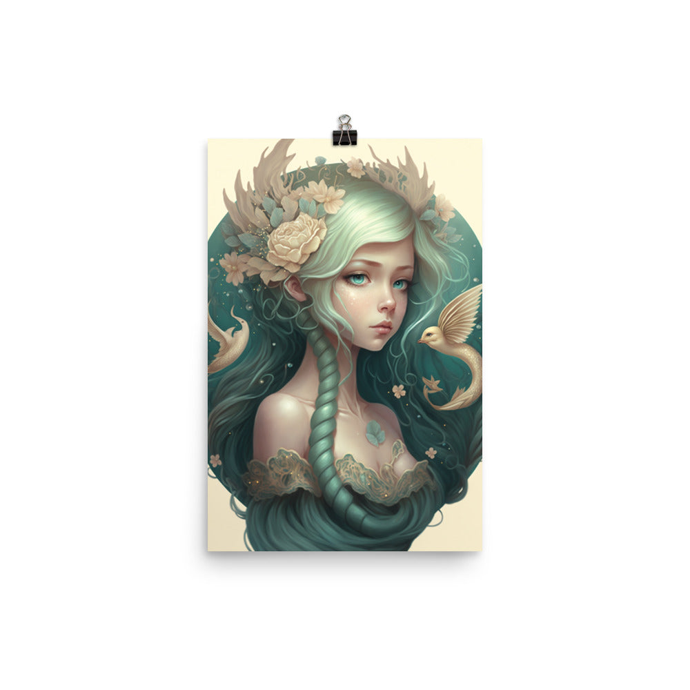 Enhanced Matte Paper Poster - Mermaid