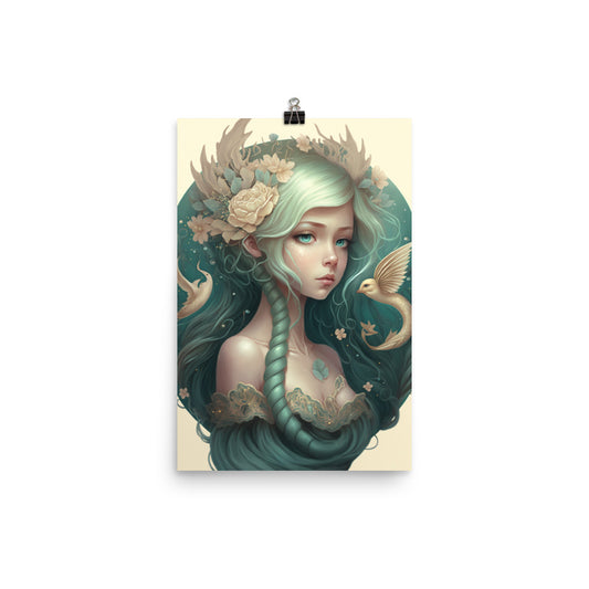 Enhanced Matte Paper Poster - Mermaid