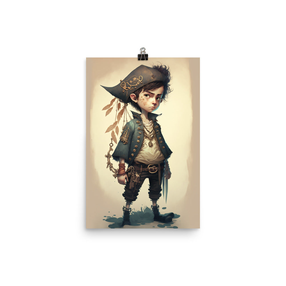 Enhanced Matte Paper Poster - Pirate Boy