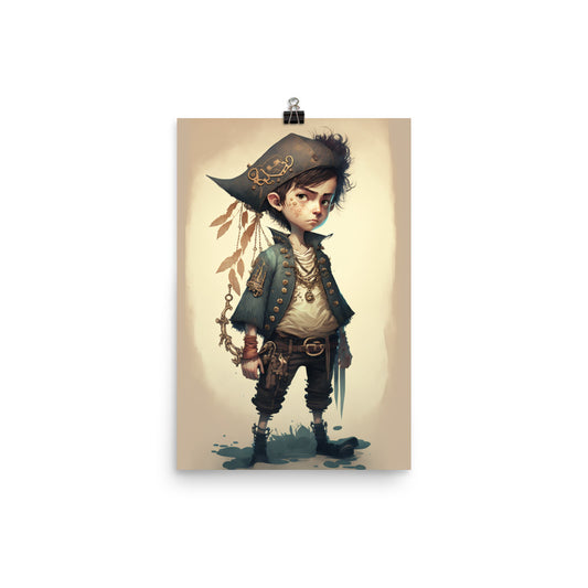 Enhanced Matte Paper Poster - Pirate Boy