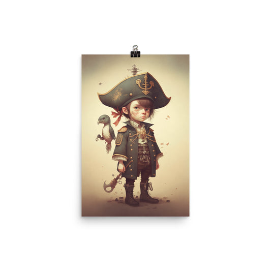 Enhanced Matte Paper Poster - Pirate Boy