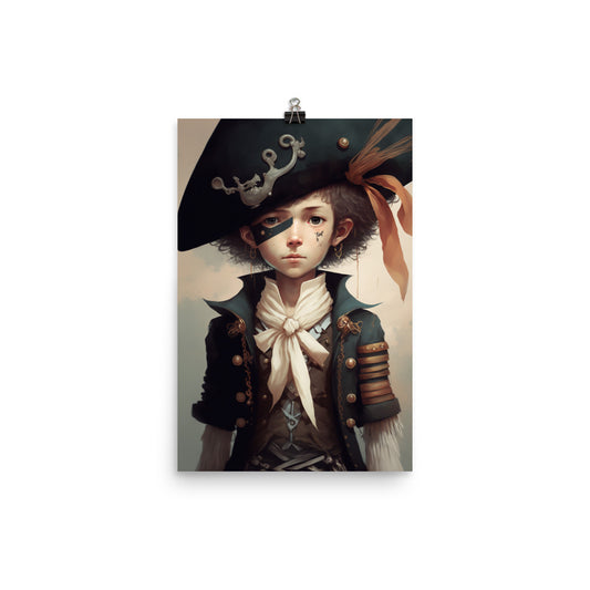 Enhanced Matte Paper Poster - Pirate Boy
