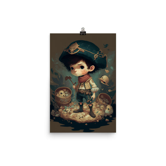 Enhanced Matte Paper Poster - Pirate Boy