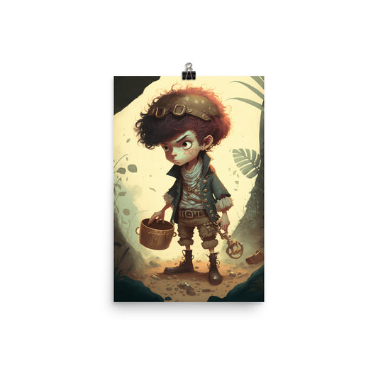 Enhanced Matte Paper Poster - Pirate Boy