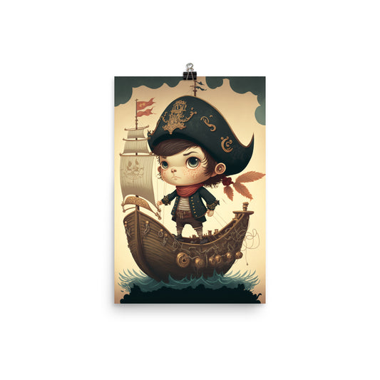 Enhanced Matte Paper Poster - Pirate Boy