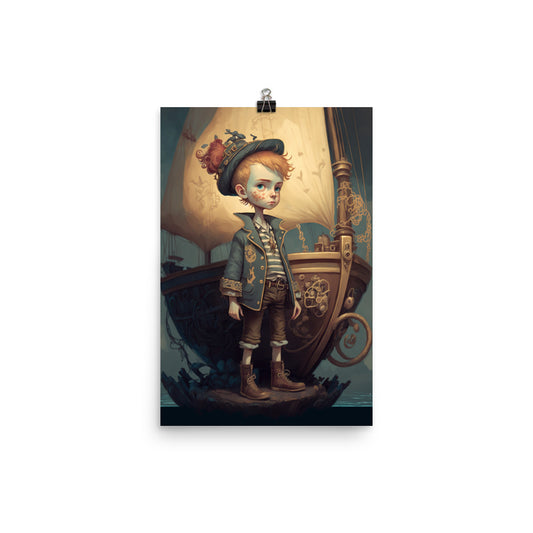 Enhanced Matte Paper Poster - Pirate Boy