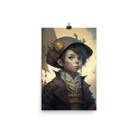 Enhanced Matte Paper Poster - Pirate Boy