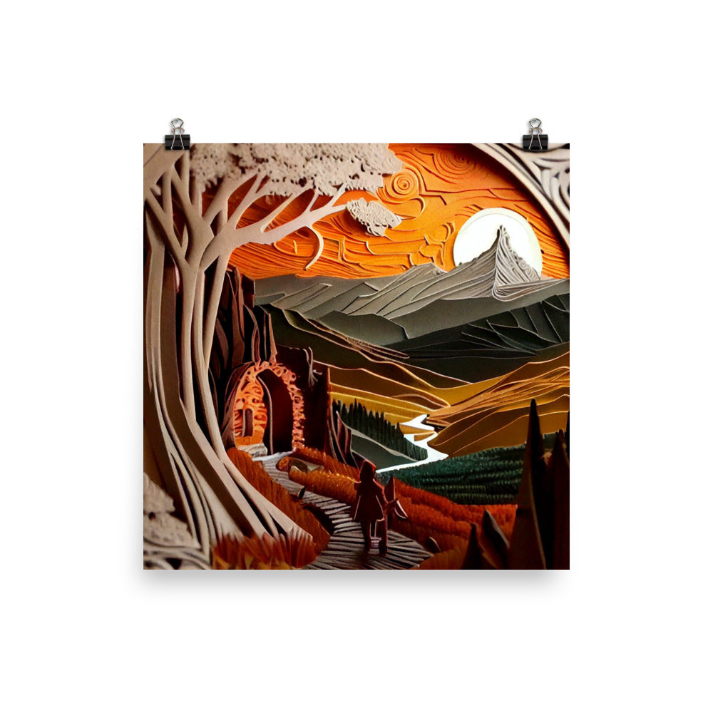 Enhanced Matte Paper Poster - Fantasy Paper Art
