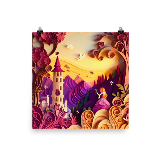 Enhanced Matte Paper Poster - Paper Art