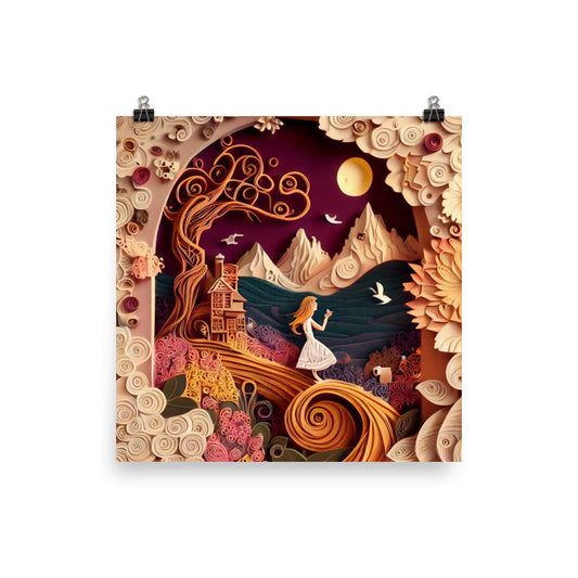 Enhanced Matte Paper Poster - Paper Art