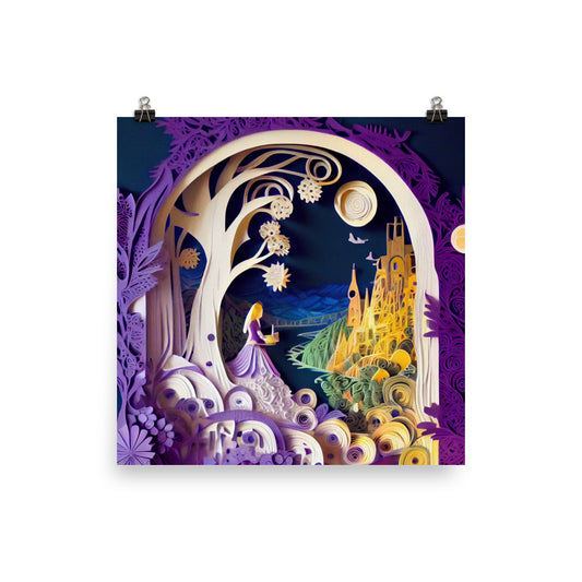 Enhanced Matte Paper Poster - Paper Art