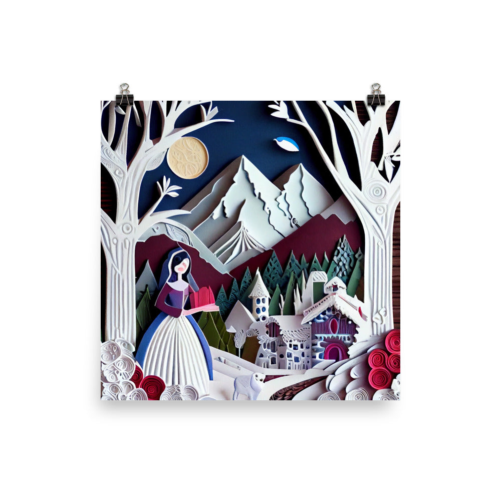 Enhanced Matte Paper Poster - Paper Art