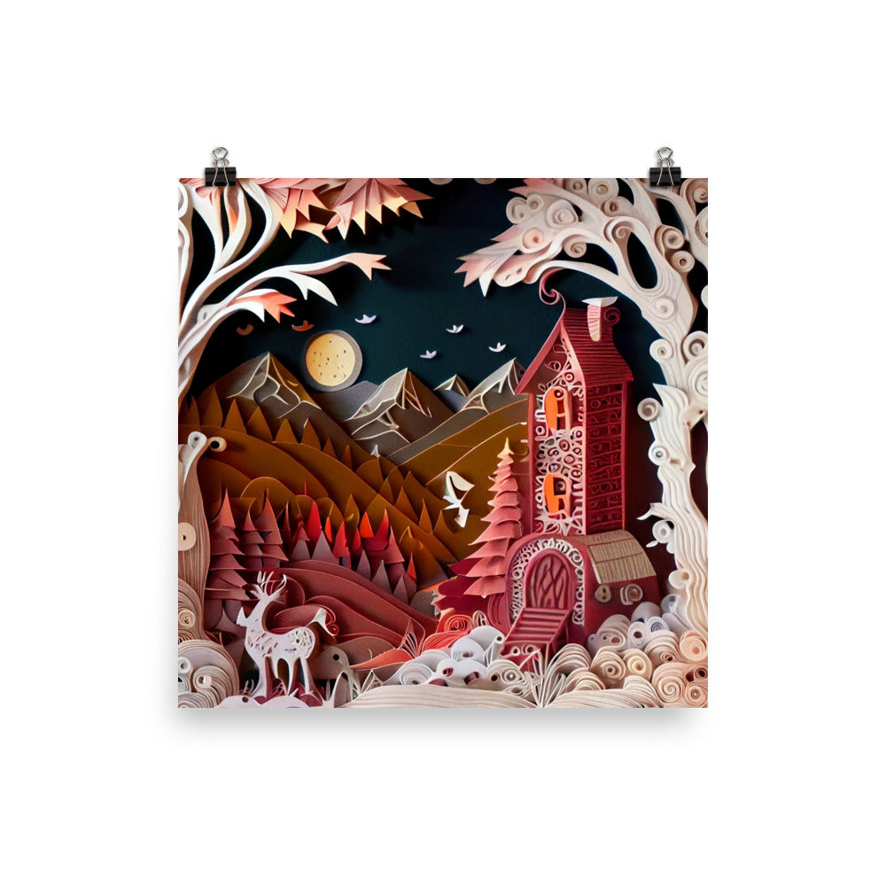Enhanced Matte Paper Poster - Paper Art