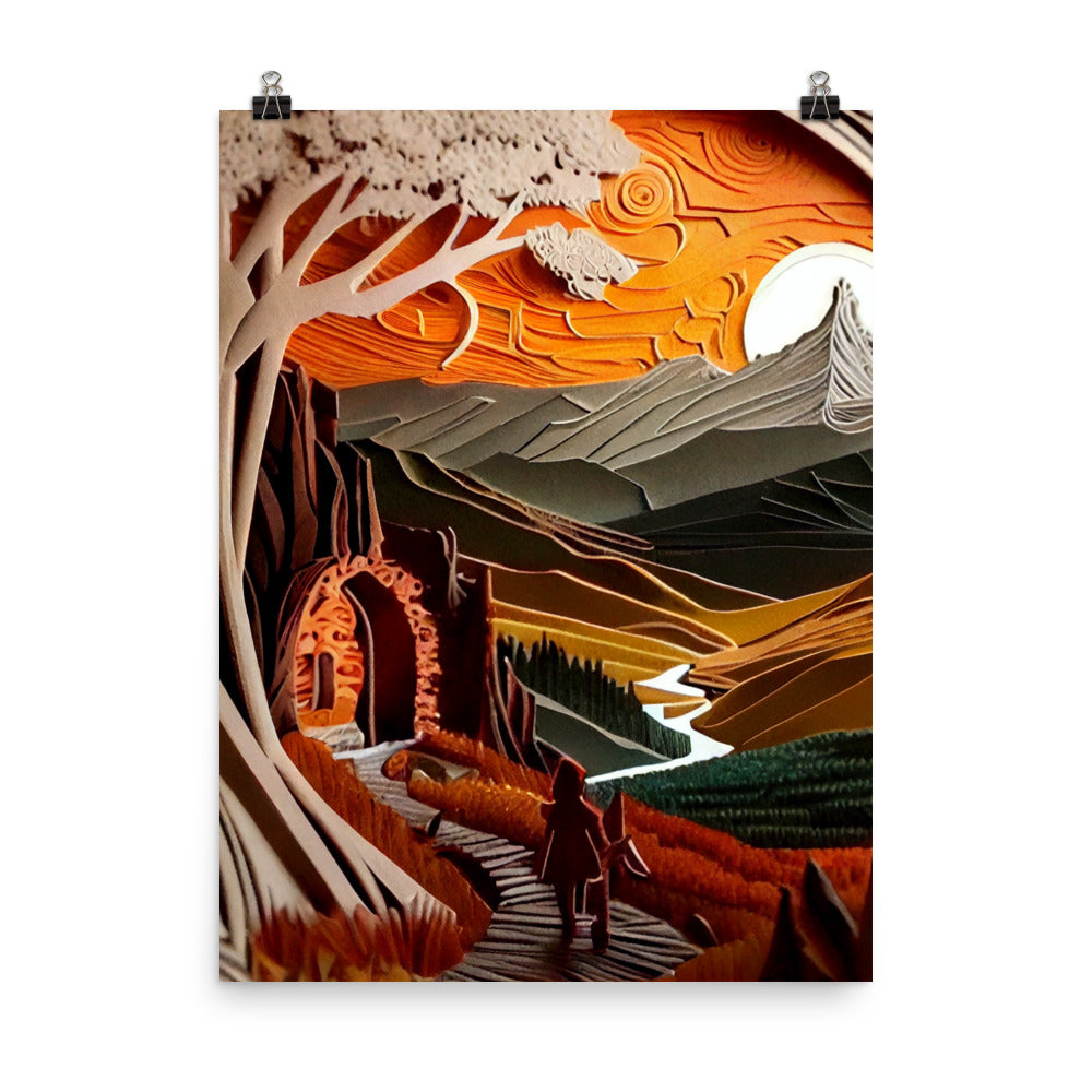 Enhanced Matte Paper Poster - Fantasy Paper Art