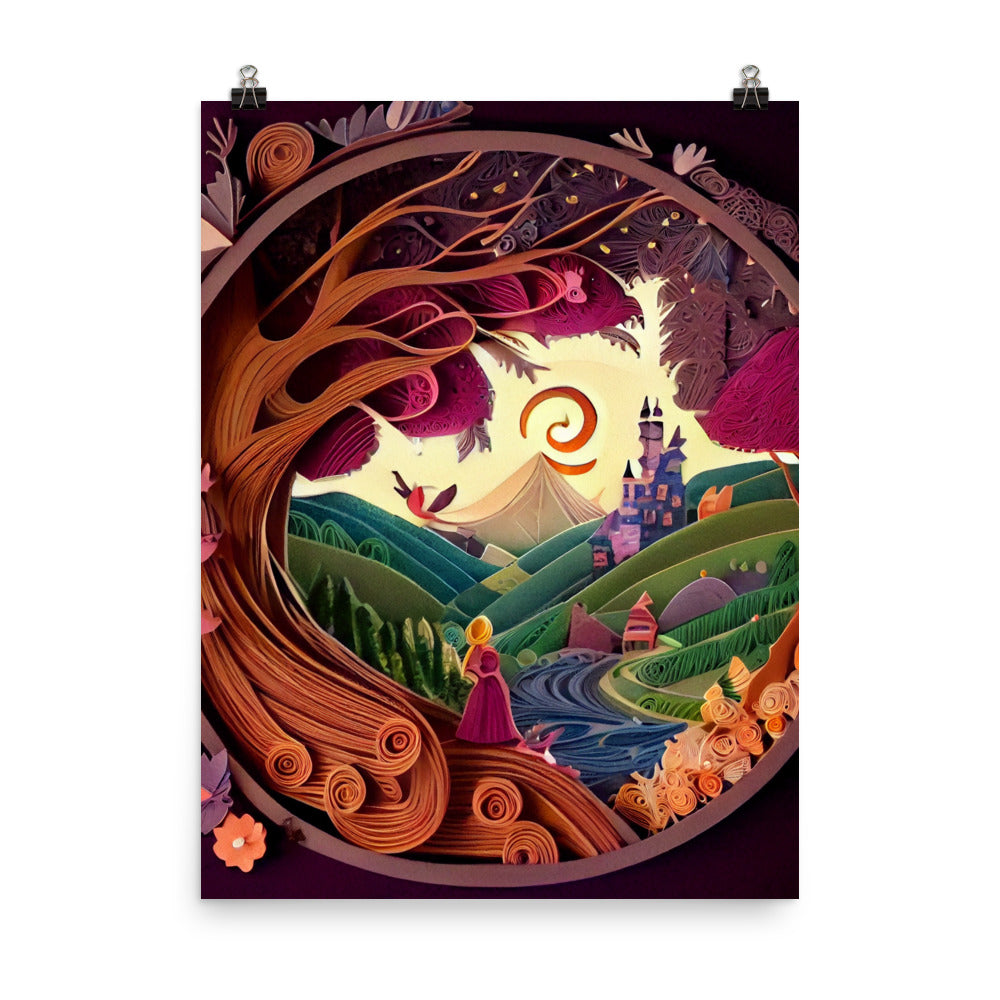 Enhanced Matte Paper Poster - Paper Art