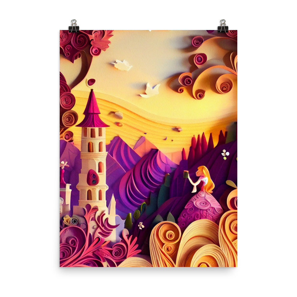 Enhanced Matte Paper Poster - Paper Art